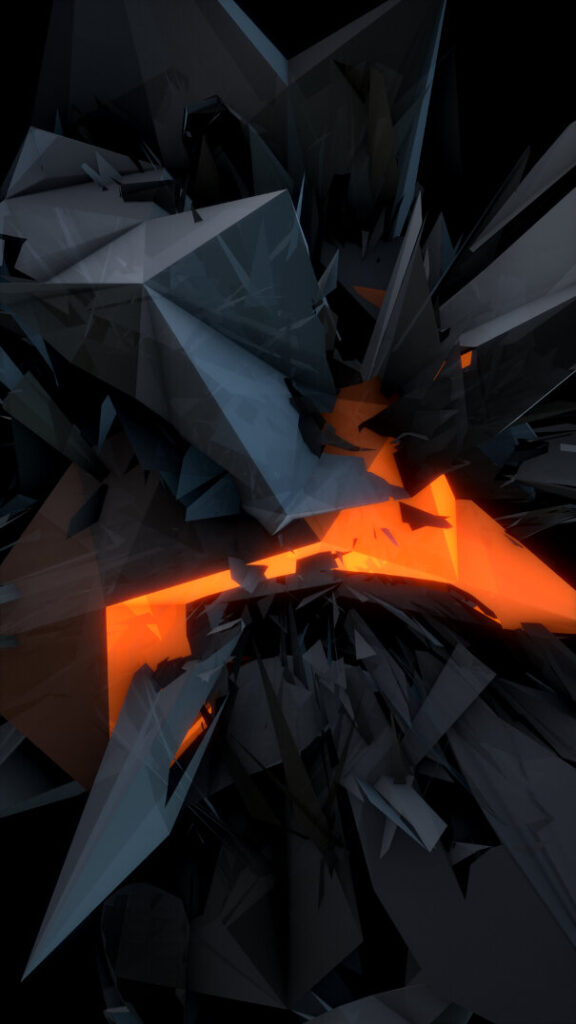 Fracture #15 — procedural geometry with boolean set operations